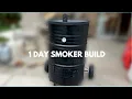 One Day DIY Smoker Build And Cook Ugly Drum Smoker