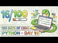 100 Days of Coding - Day 16 Tuples in Python Basics Indexing Methods