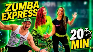 Zumba EXPRESS de 20 Minutos que SÍ da Resultados Inmediatos | Lo mejor de la clase completa