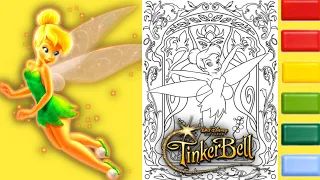 Tinkerbell Coloring Coloring Disney Fairy Tinkerbell Glitter Color