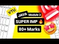 OOPS with JAVA MODULE 3 SUPER IMPORTANT BCS306A MODEL PAPER SOLUTIONS PASSING PACKAGE