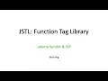 Jakarta Standard Tag Library JSTL Function Tag Library