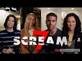 SCREAM 7 interviews Neve Campbell Mason Gooding Jasmin Savoy Brown Isabel May cast director