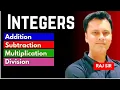 Integers - Add subtract multiply divide