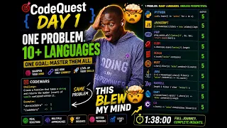 I Solved One CodeWars Challenge in 10 Languages Full Breakdown
