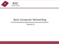 Basic Networking Tutorial - 11