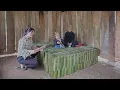 Lagu Simple Life in a Wooden House with My 80-Year-Old Blind Grandmother - Making a Warm Bamboo Bed