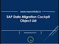 SAP Data Migration CockPit - Object List