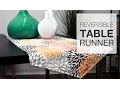How to Sew a Reversible Table Runner Tutorial