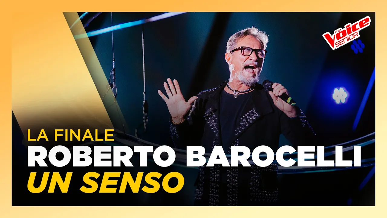 Roberto Barocelli - “Un senso” | Finale |The Voice Senior Italy | Stagione 2