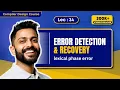 Lec-34 Error Detection And Recovery Lexical Phase Error Compiler Design