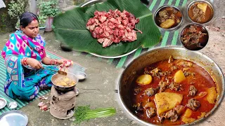 Chicken Potato Curry Recipe | Easy Homemade Chicken Aloo Curry ||Village food