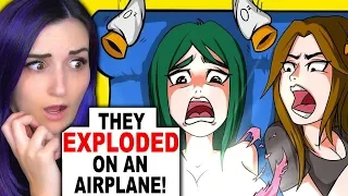 Download My Implants EXPLODED On An Airplane!! | Reacting to TRUE Animated Story MP3