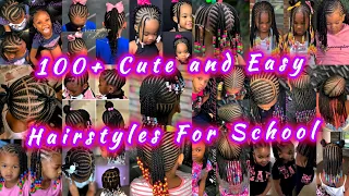 100 Cute and Easy Hairstyles For School Best African Braids For Kids