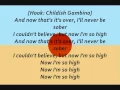 Childish Gambino- Sober Lyrics