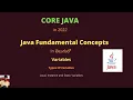 9 Java Variables in Telugu Types of variables Local Instance static