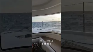 ‘We’re averaging 8 knots upwind’ #luxuryyachtlife #sailinglife #boating #sailingyacht #luxuryyachts