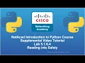 Cisco NetAcad Intro to Python Course - Supplement Lab Tutorial Solution Set Lab 5 1 6 4 Exception