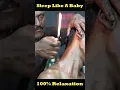 Download Lagu Massage With Fire And Ear Finger By Big Eyes Barber ASMR #shorts