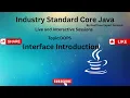 InterfaceIntroduction Java Tutorial Java for beginners 2025 Java Full Stack Online Java Training