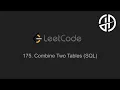175 Combine Two Tables LeetCode SQL