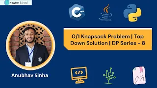 Knapsack Problem Top Down Solution DP Series - 8