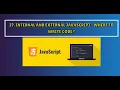 27 Internal and External Javascript - Where to Write Code