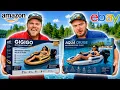 Amazon vs Ebay Motorized Pool Float Fishing Challenge