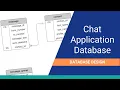 Database Design for Chat Application