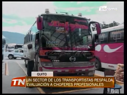 Un sector de los transportistas respalda evaluación a choferes profesionales