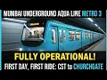 Lagu CSMT to Churchgate in 5 Minutes?! 🤯 I Rode Mumbai's First FULLY UNDERGROUND Metro | Aqua Line 3 VLOG