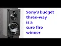SONY s surprisingly TASTY SSCS5 speakers