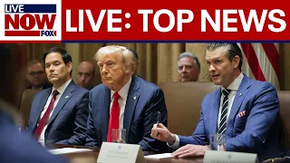LIVE: Trump meeting with British PM on Ukraine, EU tariffs, Gene Hackman dead at 95, & more