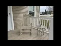 Trex Outdoor Furniture Yacht Club Rocker Chair Classic White