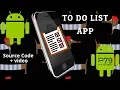 Android Studio Tutorial - ToDo List App with source code