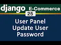 25 Django E Commerce Change User Password English