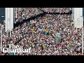 Download Lagu Tens of thousands march against Hungary's government for LGBT rights