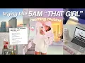 Download Lagu trying the viral 5AM “THAT GIRL” MORNING ROUTINE ☁️ being productive + mindful