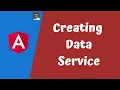 42 Create New Service and use the service as Data in Angular Pass Data from service to Components