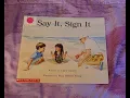 Say it sign it 1994 book on tape