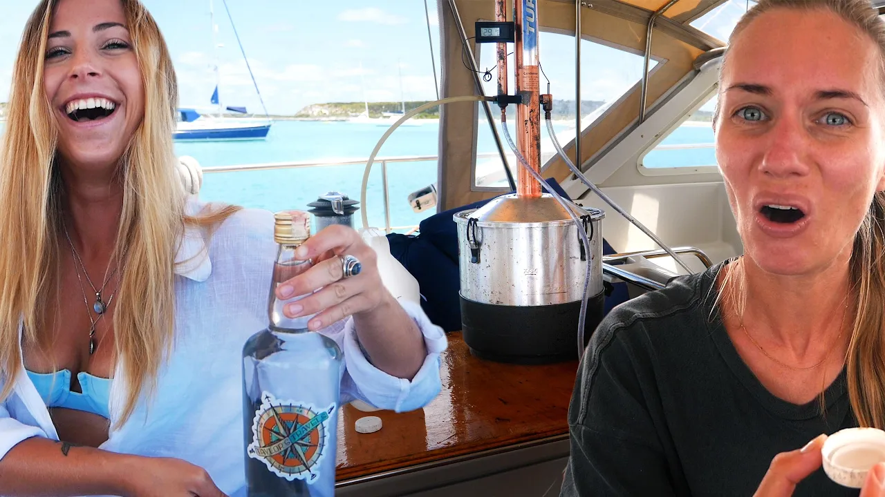 Feel the Burn… MOONSHINING 101 on a Sailboat (Part 1) SV Delos ep 336
