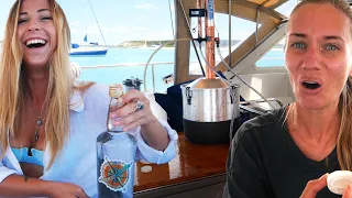 Feel the Burn…  MOONSHINING 101 on a Sailboat (Part 1)  SV Delos ep 336