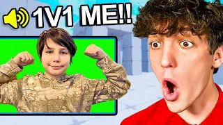 i 1v1ed the youngest pro in roblox rivals