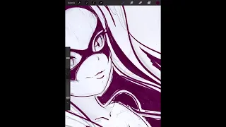Sketch Digital de Black Cat Spider-Man