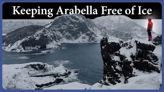 Ice Climbing Above the Ocean in Newfoundland | Living Aboard in a Frozen Harbor