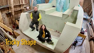 Building the Swim Platform and Tackling Compound Curves – Ep. 483 Ran Sailing