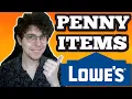 How To Find Penny Items At Lowe s
