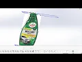 Solidworks Turtle Wax Plastic Bottle Surface Modeling - Part 1