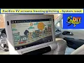 Chrysler Pacifica TV screen not turning on - Hard reset