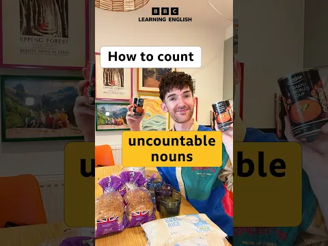 How to count uncountable nouns #shorts #english